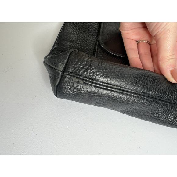 Fossil Kinley Crossbody Black Pebbled Leather Purse - Picture 4 of 16